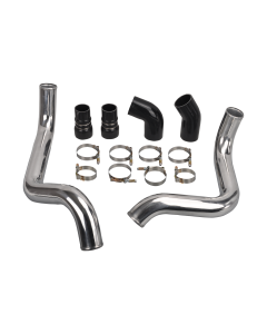 Polished 3" Intercooler Pipe Boot Kit for 2002-2004 Chevy GMC 6.6L LB7 Duramax Diesel 2500HD 3500