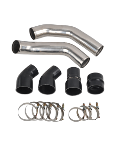 Polished 3.5" Intercooler Pipe Boot Kit for 2013-2018 Ram 2500 3500 6.7L Cummins Diesel