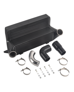 2007-2013 BMW 135i 135is 335i 335xi 92 E82 E90 E91 EE93 N54 Black 7.5" Intercooler Pipe Kit