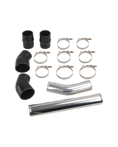 Black 2.75" Intercooler Pipe Boot Kit for 1994-2002 Dodge Ram 2500 3500 5.9L Cummins Diesel