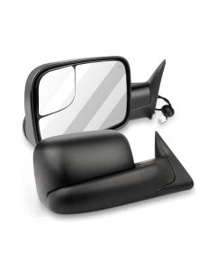 Towing Mirror Pair for 1998-2001 Dodge Ram 1500 1998-2002 Dodge Ram 2500 3500 Power Heated