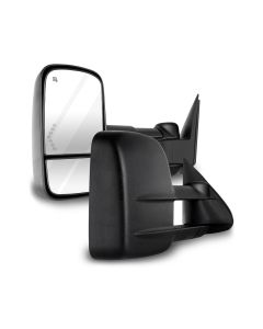 Towing Mirror Pair for 2003-2007 Chevy Silverado Suburban Avalanche GMC Sierra 1500 2500 Power Heated Turn Signal Arrow Light