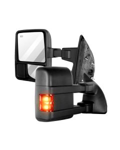 Towing Mirrors Pair for 2008-2016 Ford F250 F350 F450 F550 Super Duty Power Heated Turn Signal