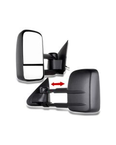 Tow Mirrors Pair for 1997-2004 Ford F150 F250 Manually Adjustment