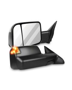 Towing Mirror Pair for 2009-2022 Dodge Ram 1500 Classic Power Heated Turn Signal Puddle Light Sensor
