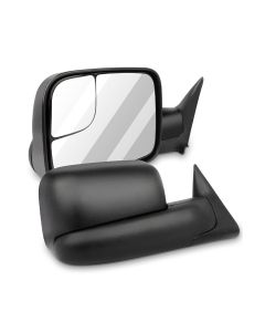Towing Mirrors Pair for 1994-2002 Dodge Ram 1500 2500 3500 Manual Flip Folding