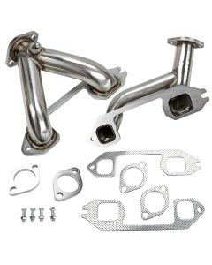1943-1962 Chevrolet Chevy 216 235 261 6 Cylinder Stainless Shorty Exhaust Header