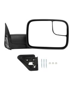 Towing Mirror Passenger Side for 1994-2002 Dodge Ram 1500 2500 3500 Manual Adjustment