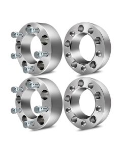4Pcs 2" 5Lug 5x4.5 82.5mm Wheel Spacers for 83-17 Ford Edge Explorer Ranger 84-12 Jeep Cherokee Wrangler