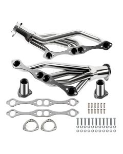 Mid Length Exhaust Header for 71-88 Chevy SBC 283 327 350 383 400 4.4L 5.0L 5.7L 6.6L