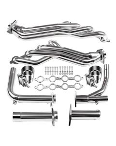 07-13 Chevy Silverado, 07-14 GMC Sierra/Cadillac Escalade/Chevrolet Tahoe/Chevrolet Suburban 1500, Long Tube Exhaust Manifold Header Y-Pipe Kit