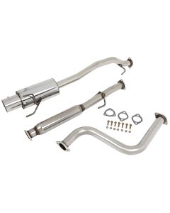 1990-1993 Honda Accord 2.2L Muffler Catback Exhaust System 2.5" Pipe 4" Tip Kit