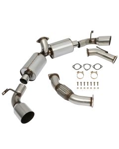 4.5 inch 1991-1995 Toyota MR2 2.0L Dual Tip Muffler Catback Cat Back Exhaust System Kit