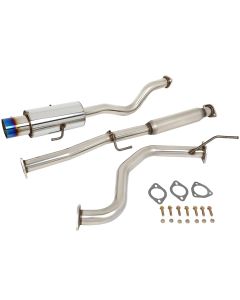 4" 4 inch 1994-2001 Acura Integra 1.8L Burnt Tip Blue Muffler Catback Exhaust System