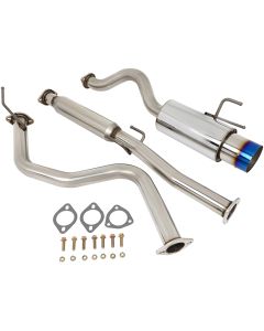 4.5" 1996-2000 Honda Civic 1.6L Burnt Tip Blue Muffler Catback Cat Back Exhaust System