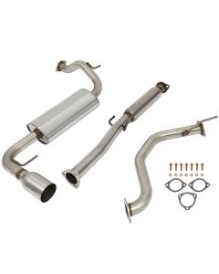 1988-1991 Honda CRX 1.5L 1.6L 4" Rolled Muffler Tip Catback Exhaust System