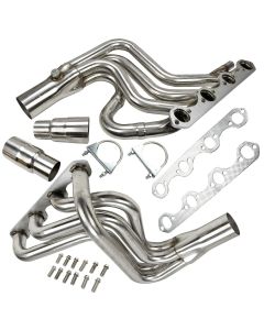 1987-1996 Ford F150 F250 Bronco 5.8L V8 Stainless Long Tube Header Exhaust Manifold
