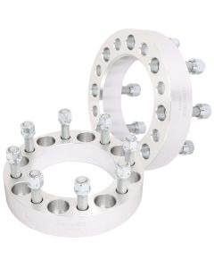 2Pcs 1.5" 8x6.5 Wheel Spacers 126.15mm 14X1.5 for 88-13 Chevy GMC Silverado Sierra 2500 3500 12-22 Ram 2500 3500