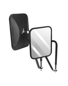 Side View Mirrors For 1997-2017 Jeep Wrangler Black Manual Adjusted LH & RH