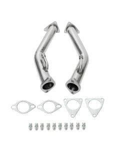 Test Pipe Exhaust Downpipe 2.5" for 2009-2018 Nissan 370Z Z34 2008-2013 Infiniti G37 3.7L V6