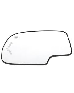 Driver Side Mirror Glass For 03-06 Cadillac Escalade GMC Sierra 1500 Heated