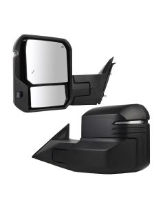 Tow Mirrors Pair for 2022-2024 Toyota Tundra Power Heated BSD Turn Signal Reverse Light