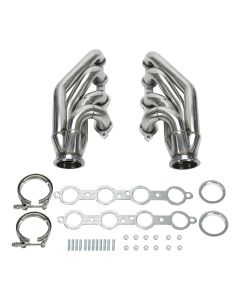 Shorty Header Exhaust Manifold for Chevy LSX LS1 LS2 LS3 LS6 1998-2014 Stainless Steel