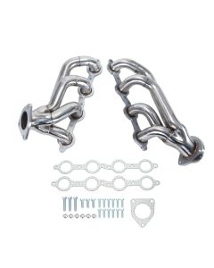 Shorty Header Exhaust for 2002-2013 Chevy GMC Truck SUV 4.8L 5.3L 6.0L 6.2L