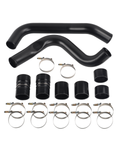 1999.5-2003 Ford F250 F350 F450 F550 Super Duty 7.3L Powerstroke 3" Intercooler Pipe Boot Kit Black