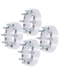 4Pcs 2" 8Lug 8x6.5 Wheel Spacers 130mm 9/16" for 94-10 Ram 2500 3500 78-02 Ford F250 F350 E250 E350