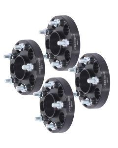 4Pcs 1" 5Lug 5x4.5 Wheel Spacers 67.1mm 12x1.5 for 06-12 Ford Fusion 03-18 Hyundai Azera Elantra 04-19 Mazda 3 5 6