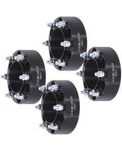 4Pcs 2" 6Lug 6x5.5 Wheel Spacers 106mm 12x1.5 for 03-23 Lexus GX460 GX470 89-23 Toyota 4Runner FJ Cruiser Sequoia Tacoma Tundra