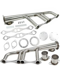 1965-1992 Chevy Small Block 265-400 V8 Shorty Stainless Exhaust Header Manifold