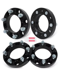 4Pcs 1" 6x5.5 Hub Centric Wheel Spacers 106mm 12x1.5 for 89-23 Toyota 4Runner Tacoma Tundra FJ Cruiser 10-23 Lexus GX460