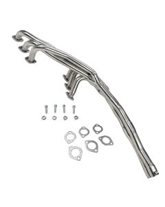 1986-1991 BMW E30 3-Series 325 325i 325e 2.5L 2.7L L6 Stainless Exhaust Header X-Pipe Kit