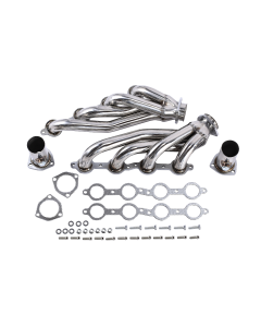 Shorty Exhaust Header LS Swap for Chevy GM Pontiac LS1 LS2 LS6 LS7 LSX 1964-1992 C10 Chevelle Camaro Caprice