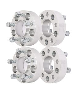 4Pcs 1.5" 5Lug 5x4.5 Wheel Spacers 71.5mm 1/2"-20 for 84-13 Jeep Cherokee Comanche Grand Cherokee Liberty Wrangler