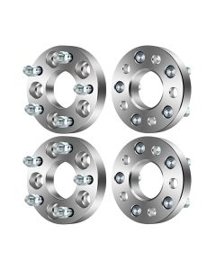 4Pcs 1" 5Lug 5x110 to 5x4.5 Wheel Spacers Apdaters 65.1mm 12x1.25 for 97-12 Chevy Malibu HHR Cobalt 00-10 Saturn LS LS1 LS2