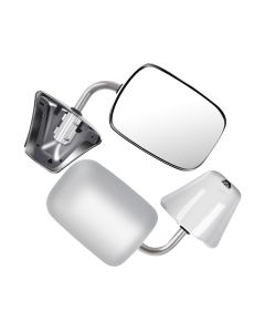 Chrome Manual Fold Side View Mirrors For 75-86 Chevrolet C10 73-91 GMC Jimmy LH & RH