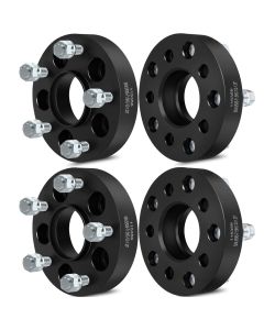 4Pcs 1.25" 5x4.5 to 5x5 Wheel Adapter 71.5mm 1/2" for 80-12 Jeep Cherokee Comanche Liberty Wrangler