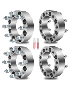 4Pcs 2" 8x6.5 Wheel Spacers 126.15mm 9/16" for 94-10 Dodge Ram 2500 3500 78-98 Ford F250 F350