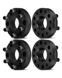4Pcs 1.5" 6X5.5 Wheel Spacers 78.1mm 14x1.5 for 99-22 Cadillac Escalade 92-21 Chevy Avalanche Silverado Suburban GMC Savana Yukon