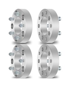 4Pcs 1.5" 5x5.5 to 5x5 Wheel Adapter 87.1mm 1/2" for 66-06 Ford Bronco E150 F150 79-01 Dodge D150 Ramcharger Ram 1500