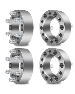 4Pcs 2" 6x5.5 Wheel Spacers 108mm 12X1.5 for 04-16 Chevy S10 Colorado 89-22 Toyota 4Runner Sequoia Tacoma Tundra