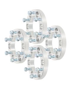 4Pcs 1 inch 6x5.5 6 Lug Wheel Spacers For 09-10 Hummer H3T 07-08 Hyundai Entourage