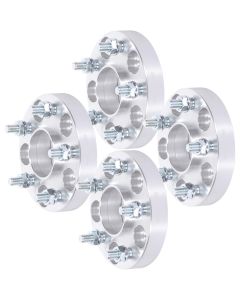 4Pcs 1" 5Lug 5x4.5 Wheel Spacers 66.2mm 12X1.25 for 92-22 Infiniti EX35 FX35 G25 G35 I30 I35 J30 M35 M37 Q45 QX55 84-22 Nissan 300ZX 350Z 370Z