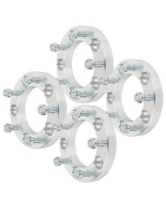 4Pcs 1" 5Lug 5x5.5 Wheel Spacers 108mm 1/2" for 90-01 Dodge Ram 1500 D150 B1500 75-05 Ford E150 F150