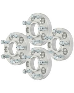 4Pcs 1" 5Lug 5x4.5 Wheel Spacers 71.5mm 14x1.5 for 05-23 Chrysler 300 05-23 Dodge Challenger Charger Magnum