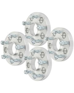 4Pcs 1" 5Lug 5x4.75 Wheel Spacers 66.9mm 14x1.5 for 08-19 Cadillac ATS CTS XTS 10-19 Chevy Camaro Equinox Impala Malibu SS
