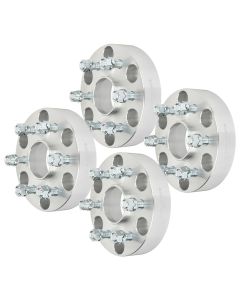 4Pcs 1.5" 6x5.5 to 6x120 Wheel Adapters 78.3mm to 66.9mm 14x1.5 for 88-25 Chevy Silverado GMC Sierra C/K 1500 2500 99-25 Cadillac Escalade